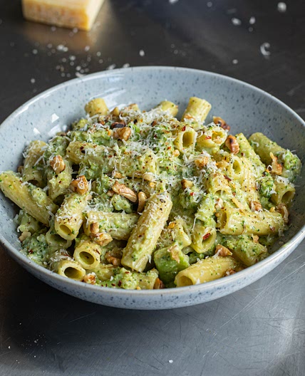 Broccoli and Walnut Rigatoni