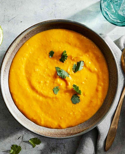 Slow-Cooker Curried Butternut Squash Soup