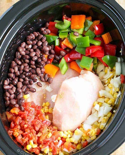 Slow Cooker Chicken Chili