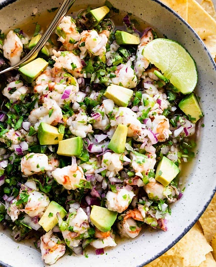 Easy Mexican Shrimp Ceviche