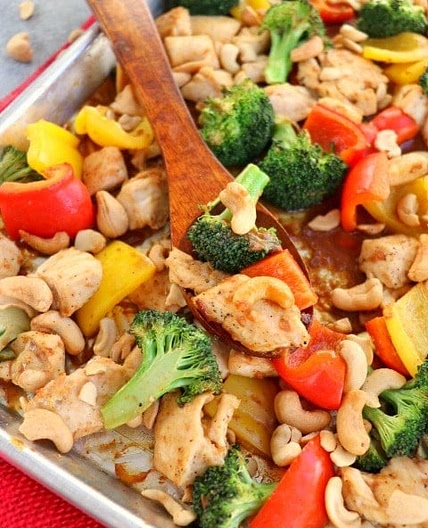 Healthy Cashew Chicken Recipe