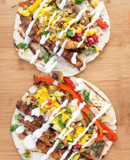 Grilled Chicken Fajitas