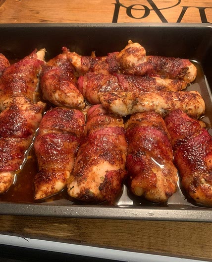 Bacon-Wrapped Chicken Tenders