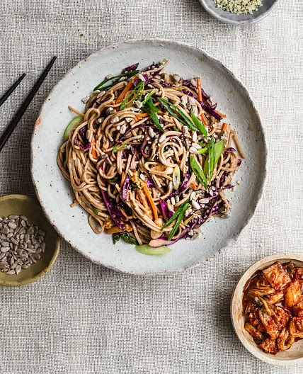 Kimchi Salad with Noodles