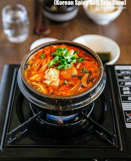 Sundubu Jjigae (Korean Spicy Soft Tofu Stew)