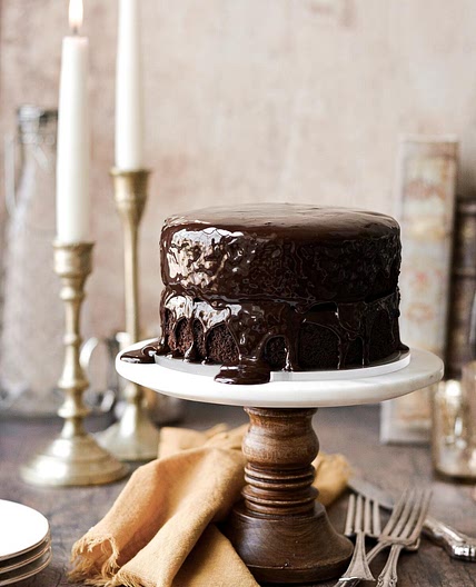 High Altitude Chocolate Fudge Cake