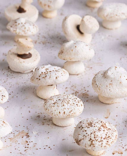 Meringue Mushrooms