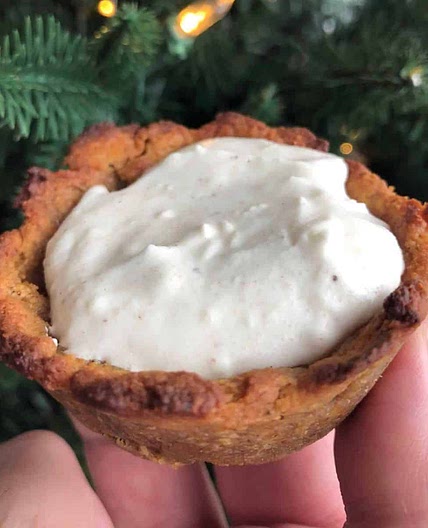Cheesecake Eggnog Cookie Cups