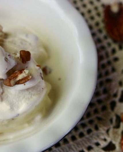 Low Carb Brown Butter Bourbon Pecan Ice Cream