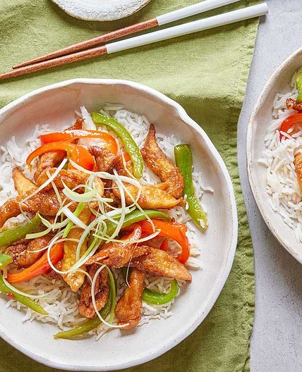 Crispy shredded chicken