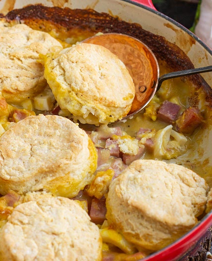 OLD-FASHIONED HAM AND EGG PIE
