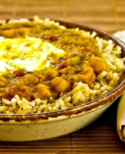 Spicy Red Lentil and Chickpea Stew