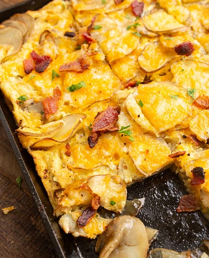 Scalloped Potato Breakfast Casserole