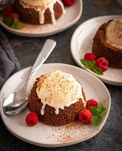 Mexican Hot Chocolate Lava Cakes