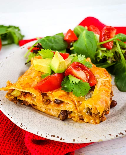 Beef Enchilada Casserole