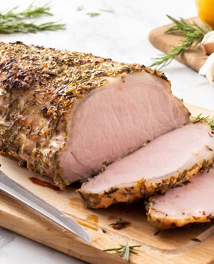 Rosemary Garlic Pork Roast Recipe