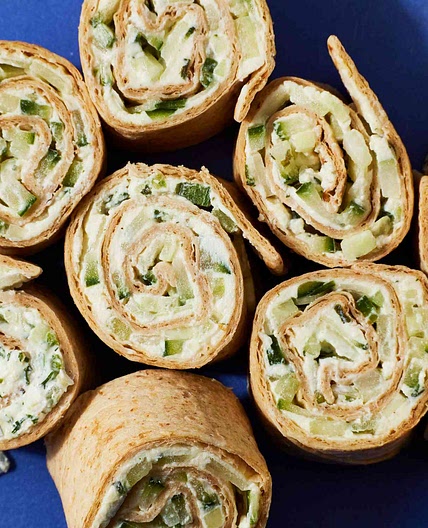 3-Ingredient Cucumber Boursin Wrap