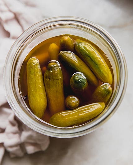 Apple Cider Vinegar Refrigerator Pickles
