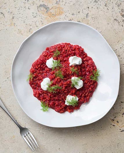 Beetroot risotto