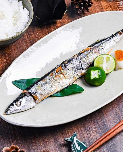Sanma no Shioyaki (Grilled Pacific Saury)