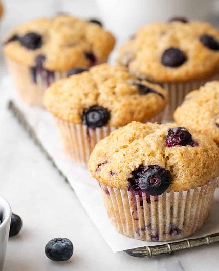 Gluten Free Banana Blueberry Muffins