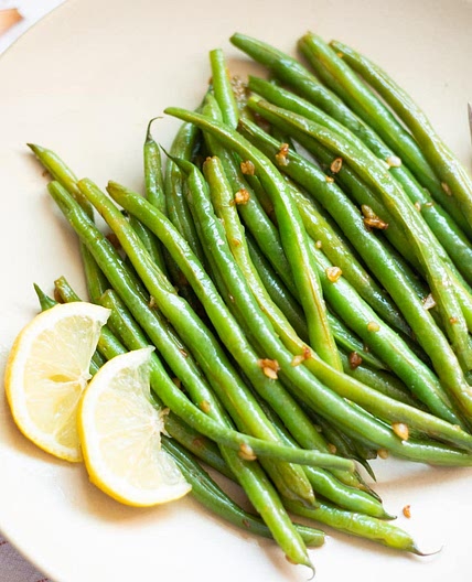 Instant Pot Green Beans with Garlic & Lemon