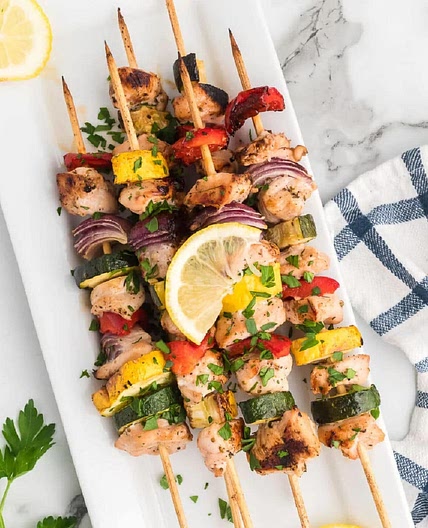 Blackstone Chicken Kabobs