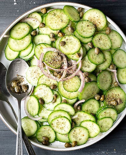 Easy cucumber salad recipe