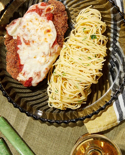 Escalopes de poulet parmigiana