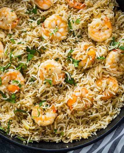 15 Minute Shrimp and Rice