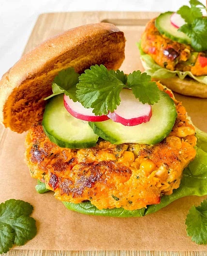 Sweet Potato Burgers (Without Beans)