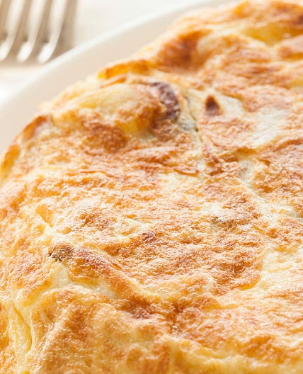 Tortilla aux pommes de terre et poulet