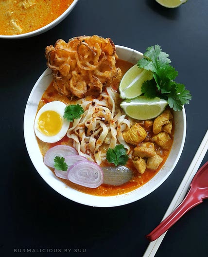 Coconut Noodle Soup — Burmalicious by Suu