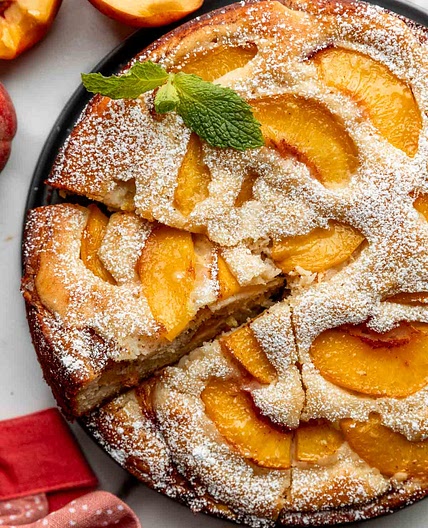 Fresh Peach Cake