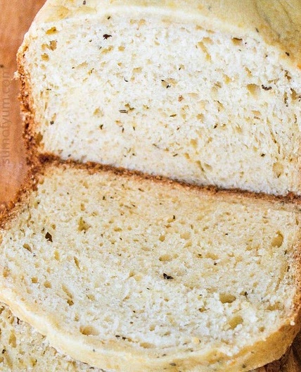 Bread Machine Parmesan Garlic Bread