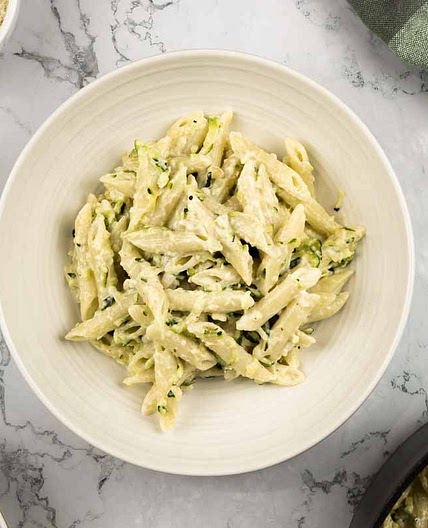 Creamy Zucchini Penne