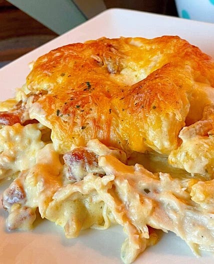 Chicken Bubble Biscuit Bake Casserole