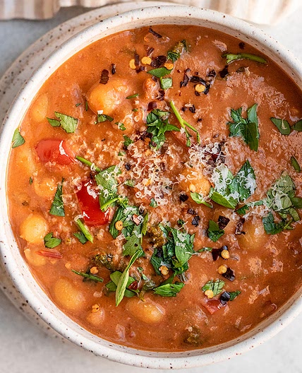Vegan Gnocchi Tomato Soup