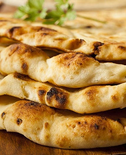 Naans au fromage: recette de pain indien