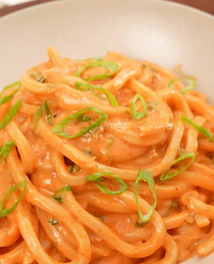 Cheesy Kimchi Udon