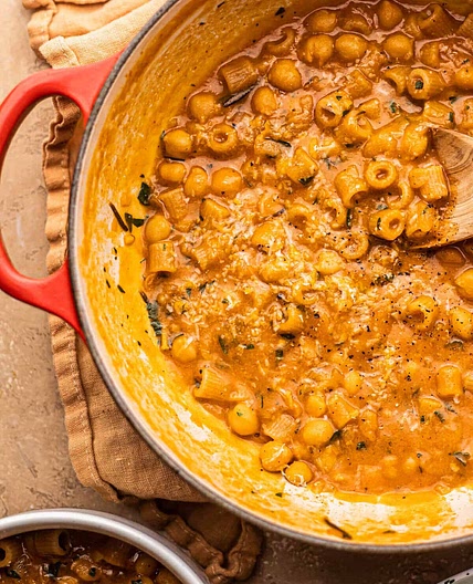 Creamy Gochujang Pasta e Ceci