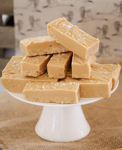 Microwave Salted Caramel Fudge