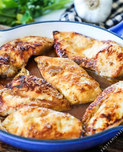 Skillet Honey Garlic Chicken