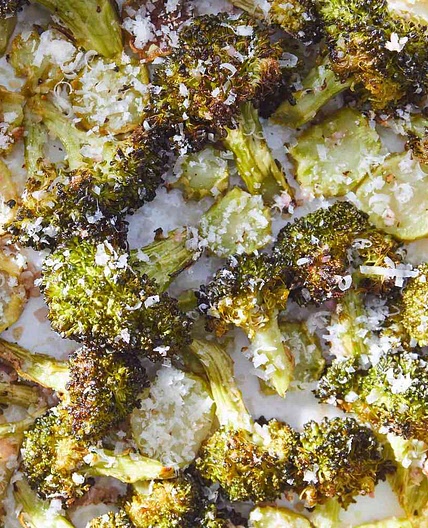 Roasted Broccoli with Lemon and Parmesan