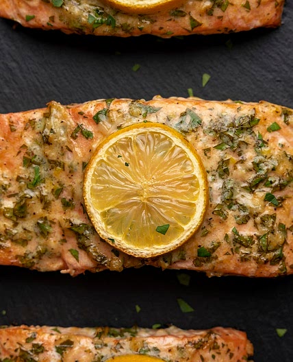 Traeger Smoked Salmon With Garlic Dijon Herb Butter