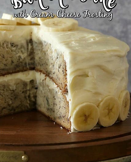 Banana Cake with Cream Cheese Frosting