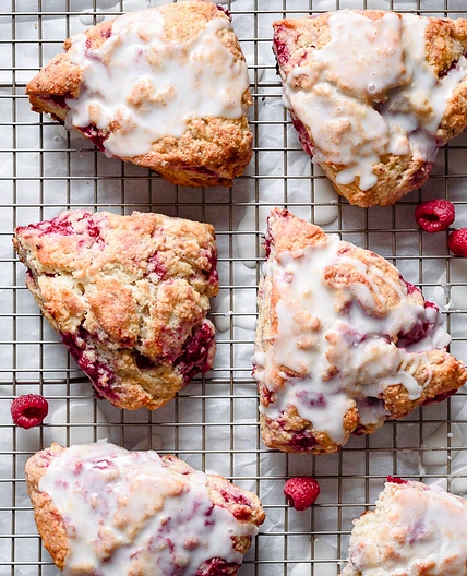 Easy Raspberry Scones