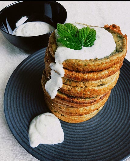 Savory Kale Pancakes