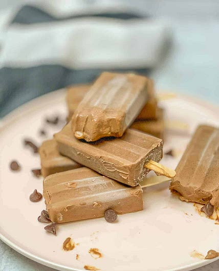 Six Ingredient - Creamy Chocolate Fudgesicles