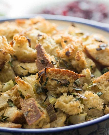 Simple Sourdough Stuffing